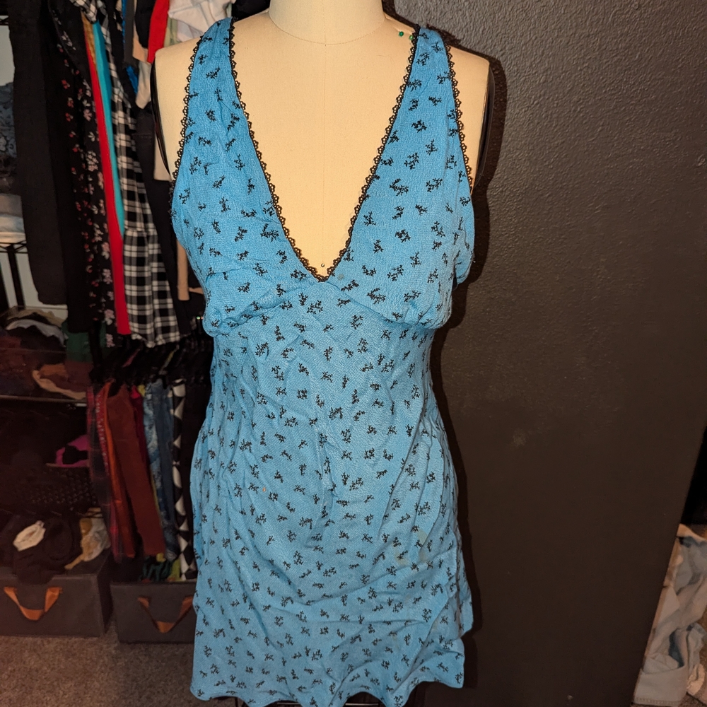 Blue Floral Wild Fable Sun Dress